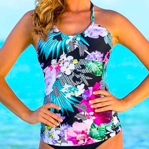 Hapari Melbourne scoop tankini NWT